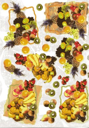 A4 Decoupage Sheet - Fruit (504703)